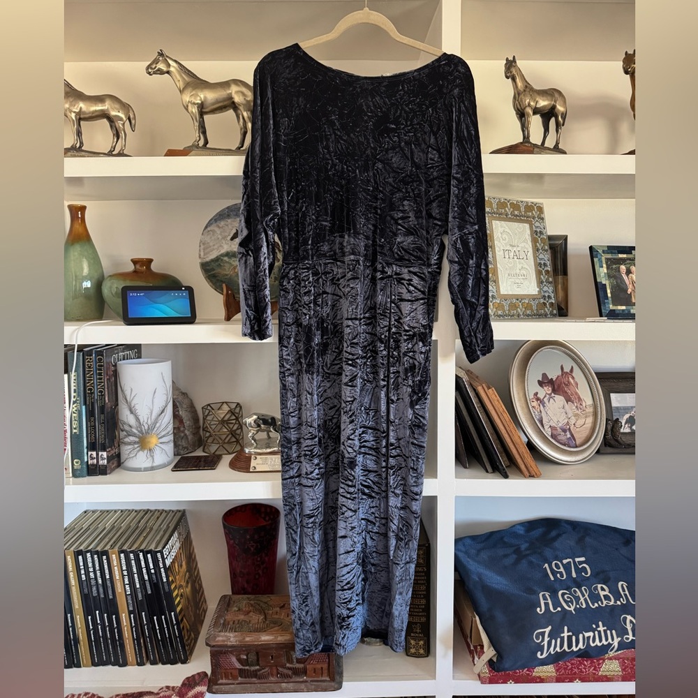 Crushed Velvet Style Dress by ASOS